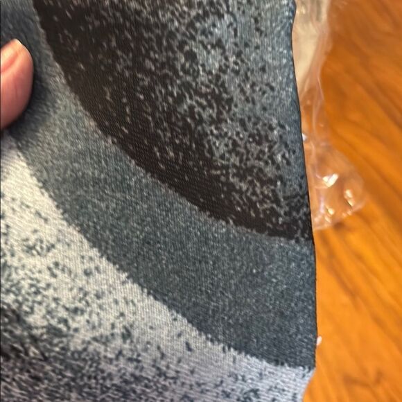 Abstract Red and Gray Blanket Scarf and/or Table Runner Appx 27"X72" - Picture 3 of 3